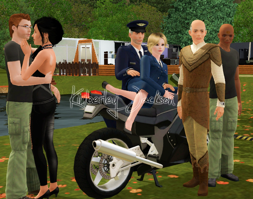 Stargate Sims - Motorcycle Photoshoot